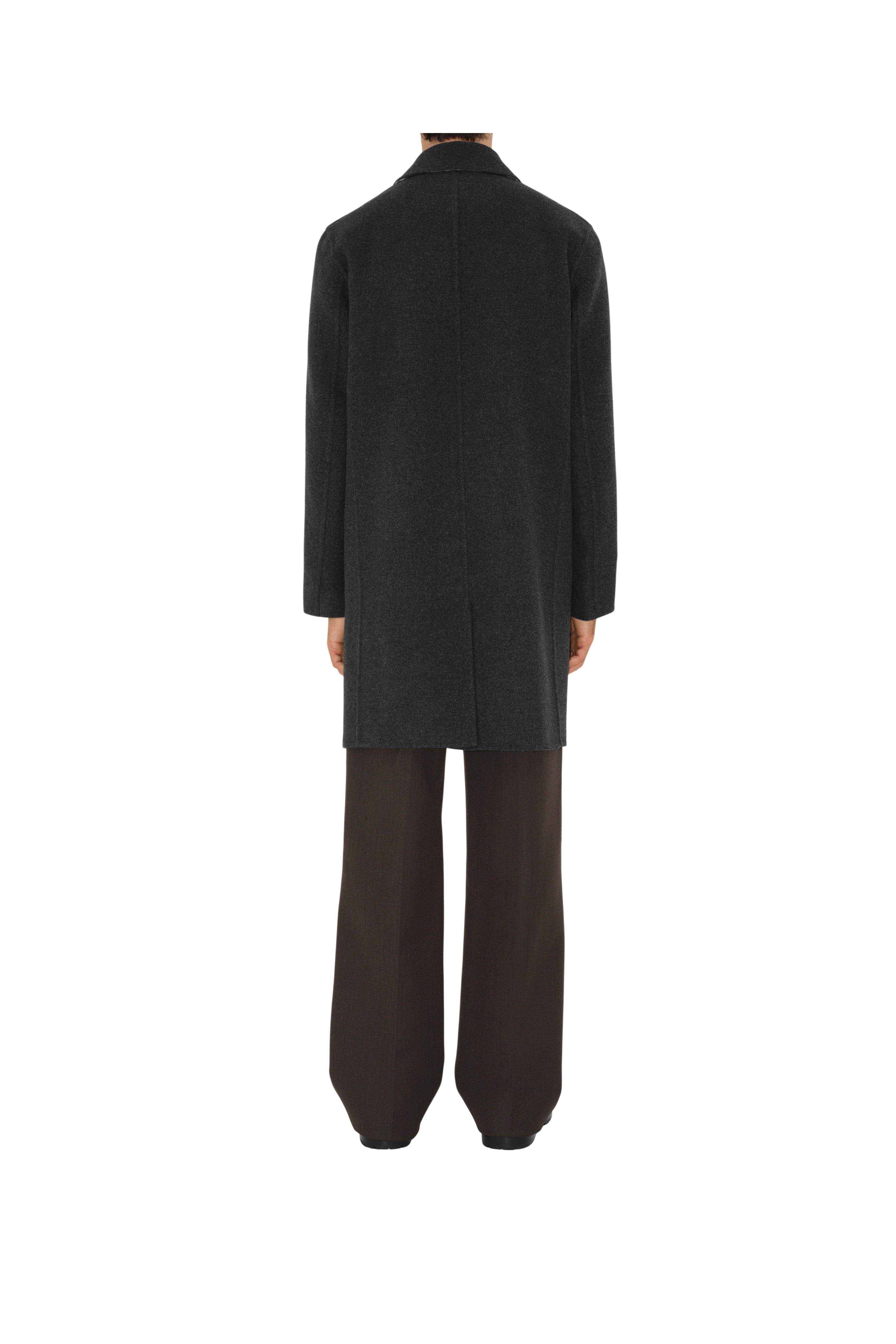 burberry Mid-length Wool Car Coat in Charcoal at Nordstrom - 4
