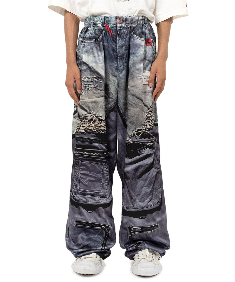 Maison MIHARAYASUHIRO "T.A.T.A x MMY" Trompe-l'oeil Archive Printed Pants outlook