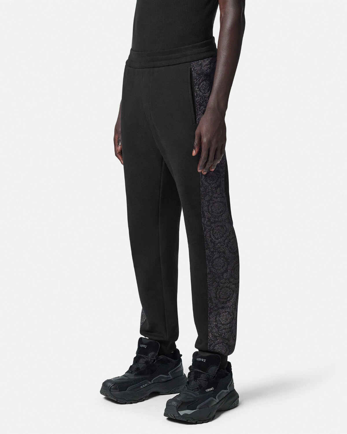 Barocco Jacquard Lurex Sweatpants - 4