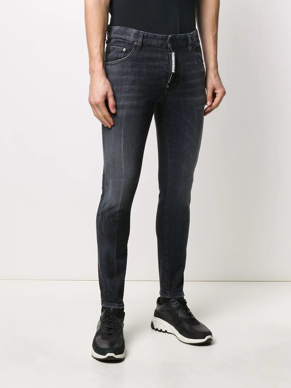 mid-rise skinny jeans - 3