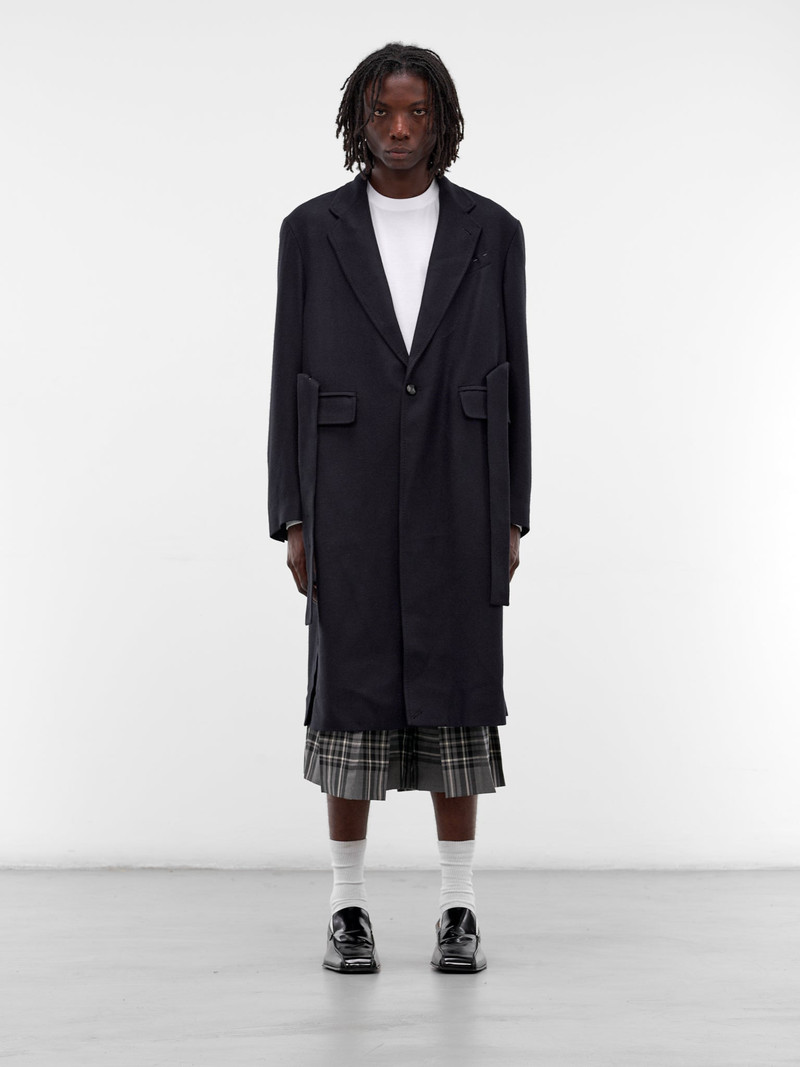 SETCHU Wool Tartan Hakama Cropped Pants outlook