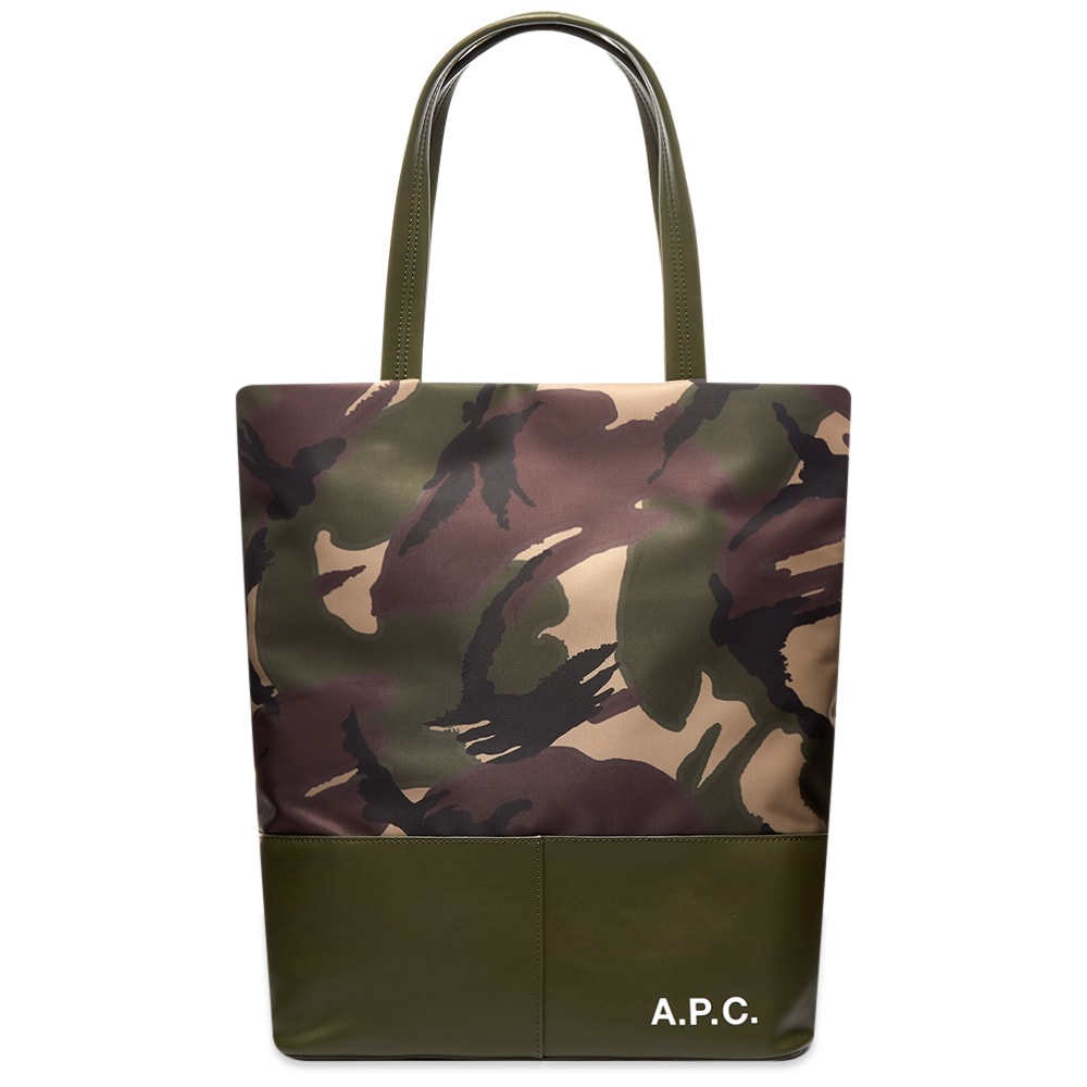 A.P.C. Camden Camo Tote Bag - 1