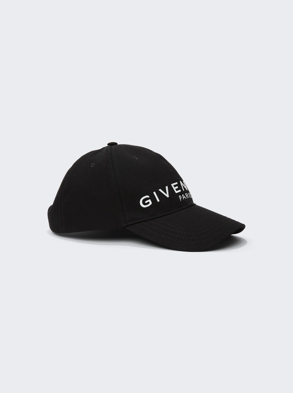 Curved Cap with Embroidered Logo Black - 5