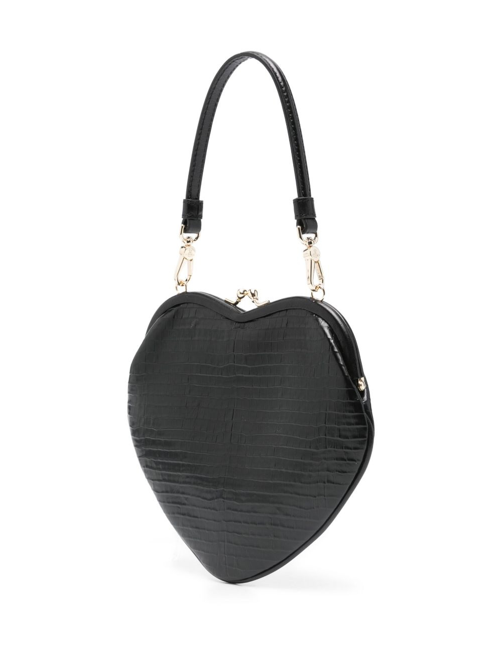 mini Belle Heart Frame embellished bag - 3