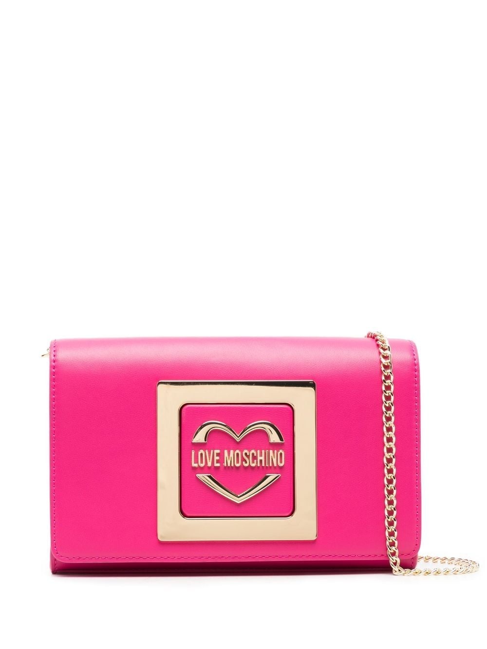 logo-plaque crossbody bag - 1