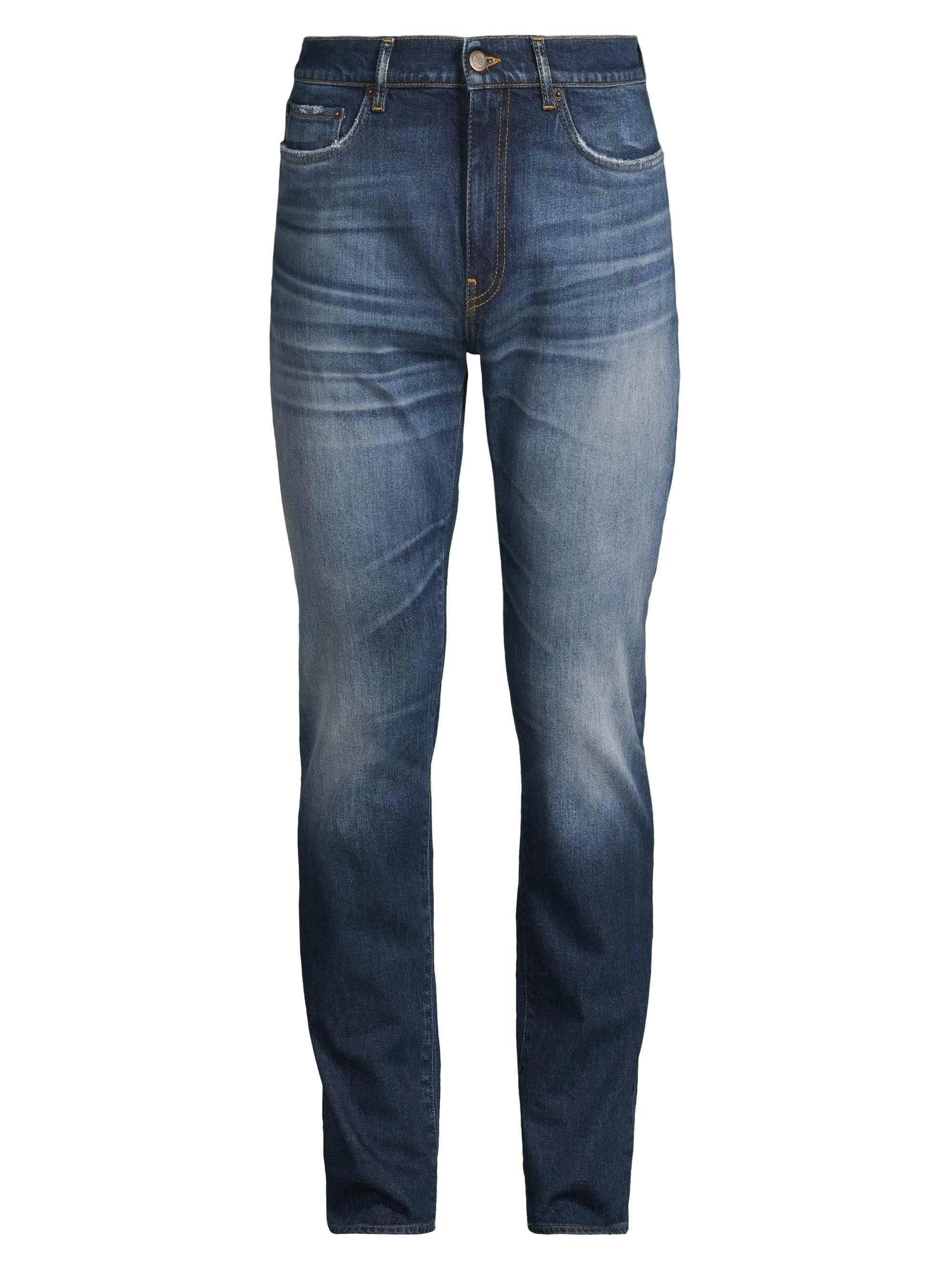 Men's Slim-Straight Jeans - Royal Blue - 1