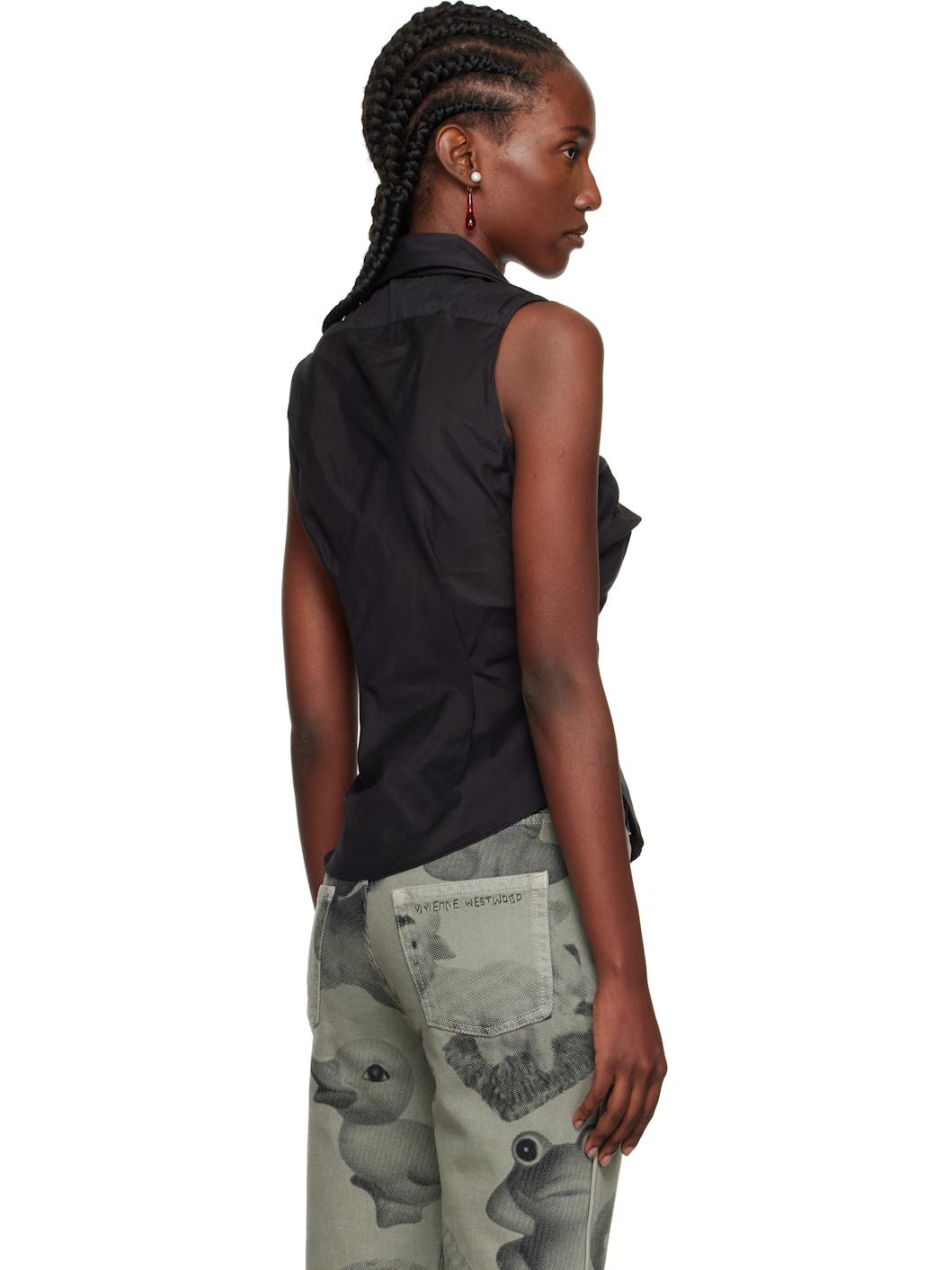 Black SS Drunken Shirt - 3
