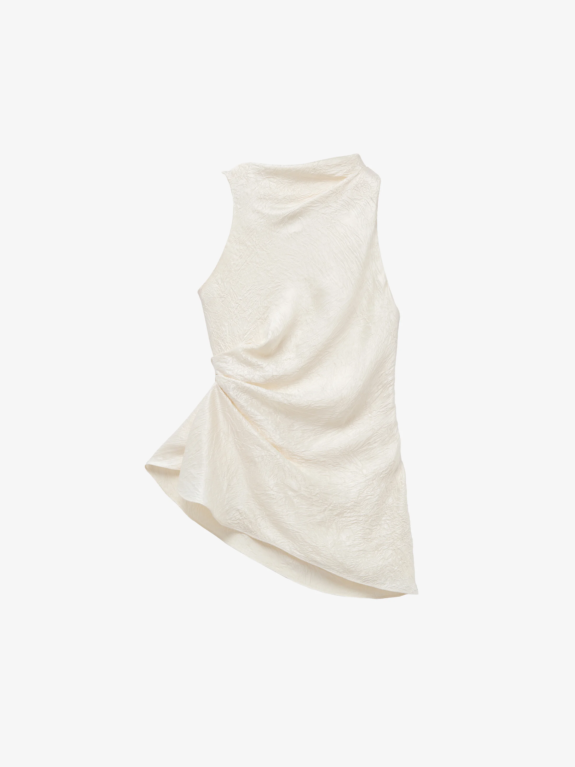 Smashed Satin Asymmetric Top - 1