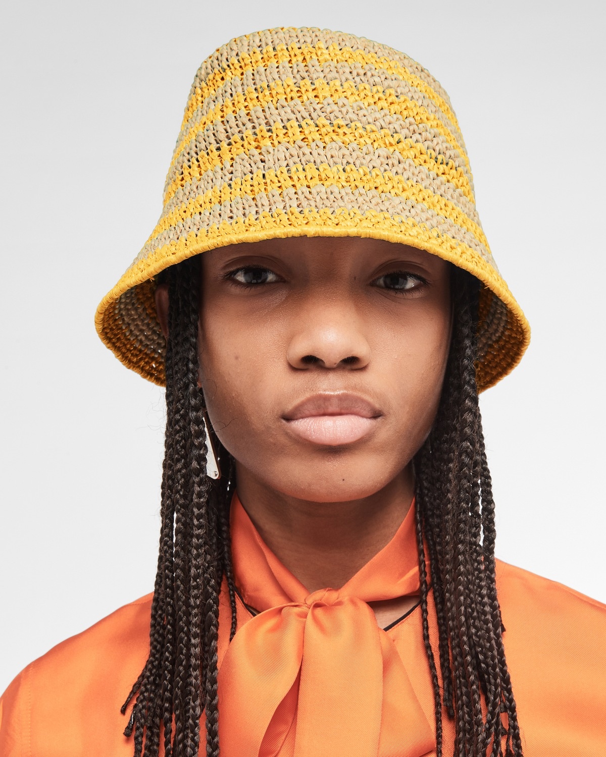 Raffia bucket hat - 2