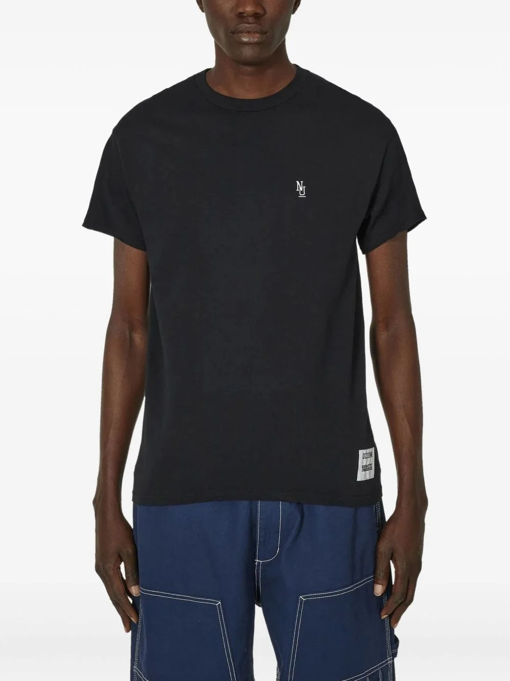 graphic-print logo T-shirt - 1