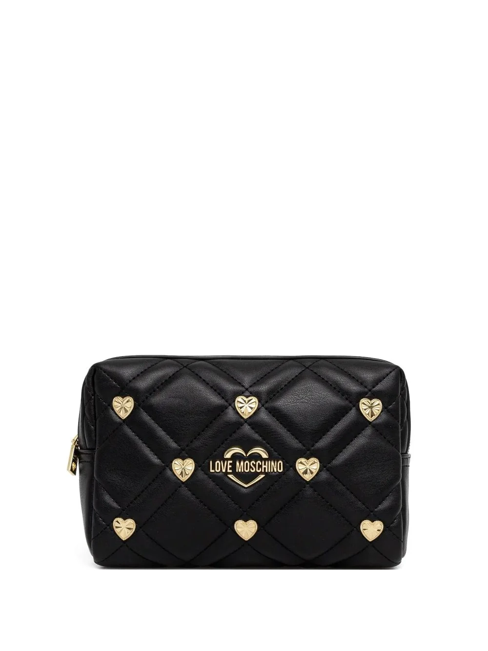 heart-stud clutch bag - 1