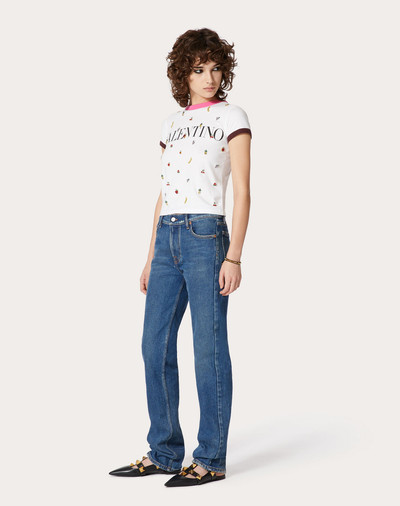 Valentino EMBROIDERED JERSEY T-SHIRT outlook