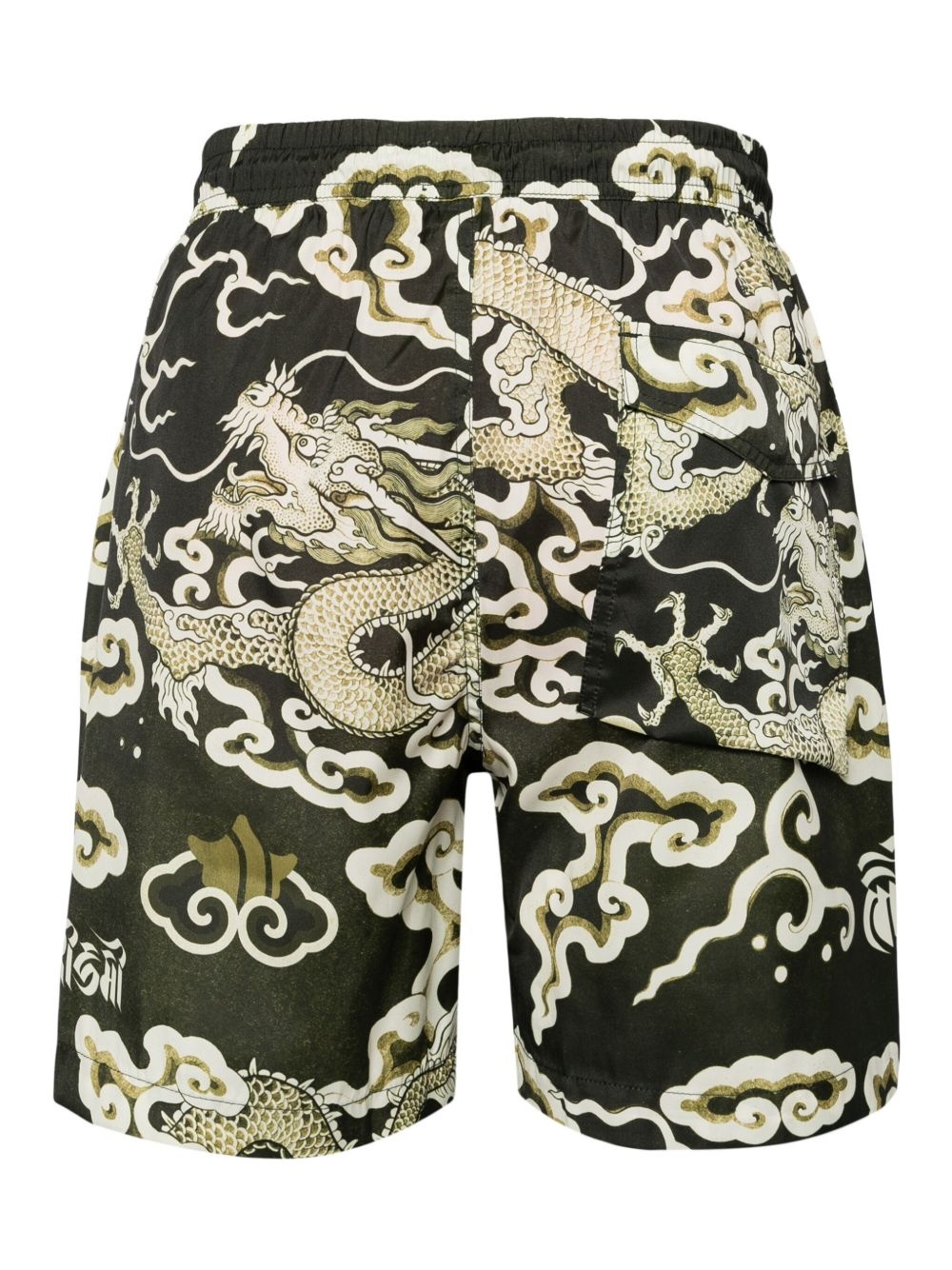 Cloud Dragon-print swim shorts - 2