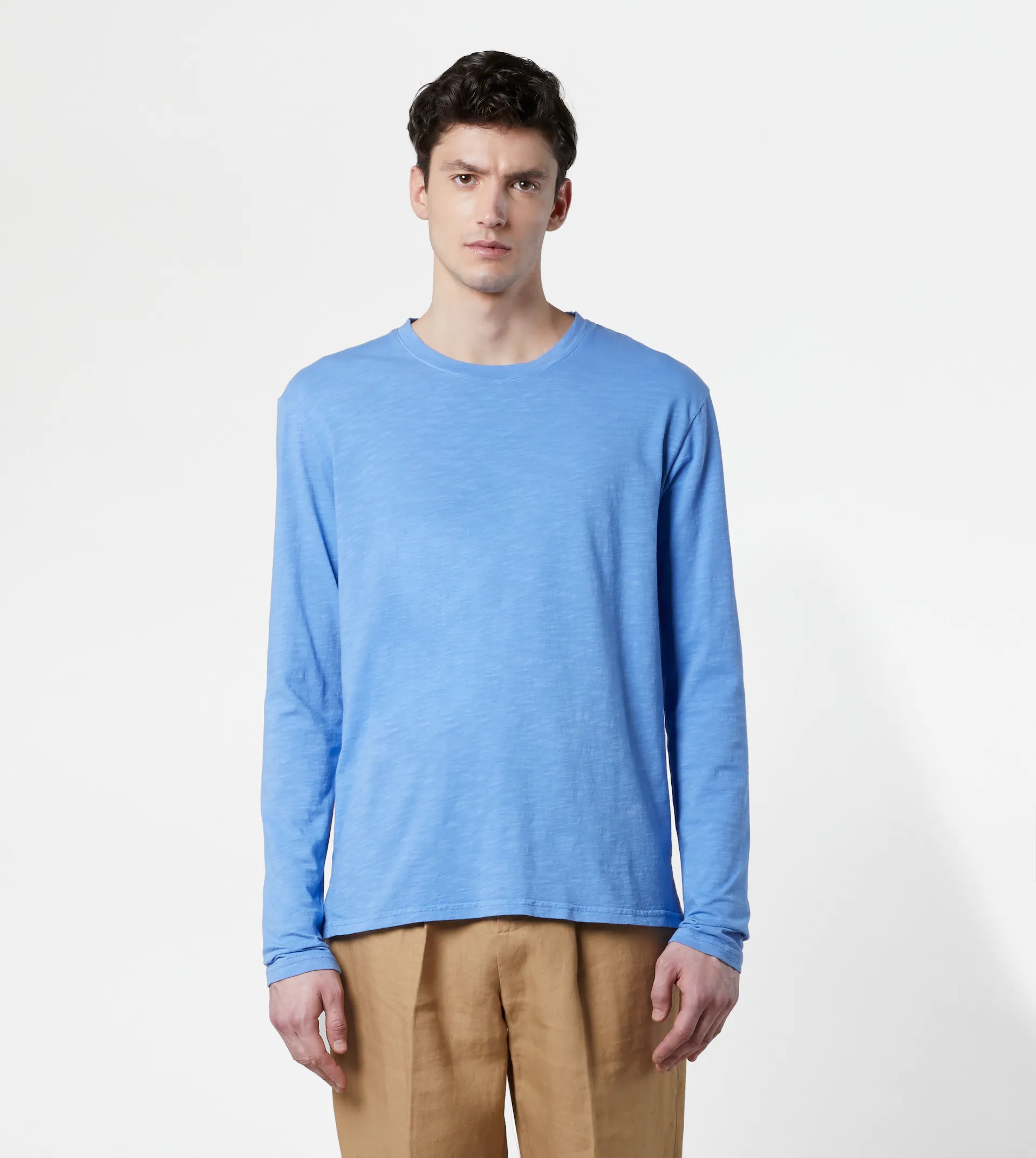 LONG-SLEEVED T-SHIRT - LIGHT BLUE - 5