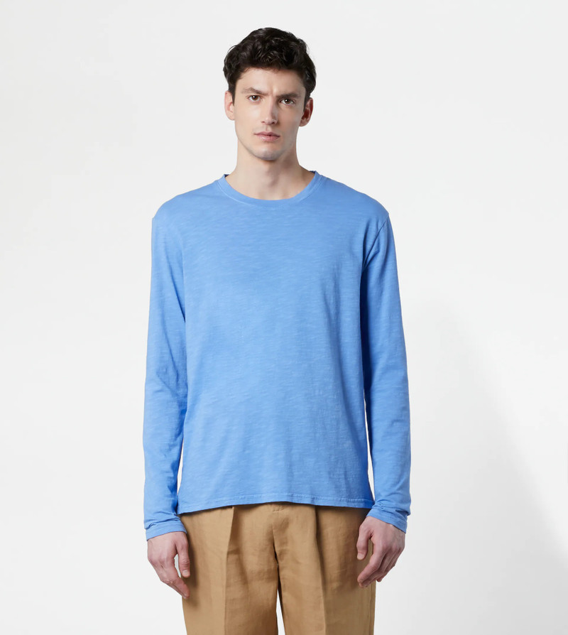 LONG-SLEEVED T-SHIRT - LIGHT BLUE 5