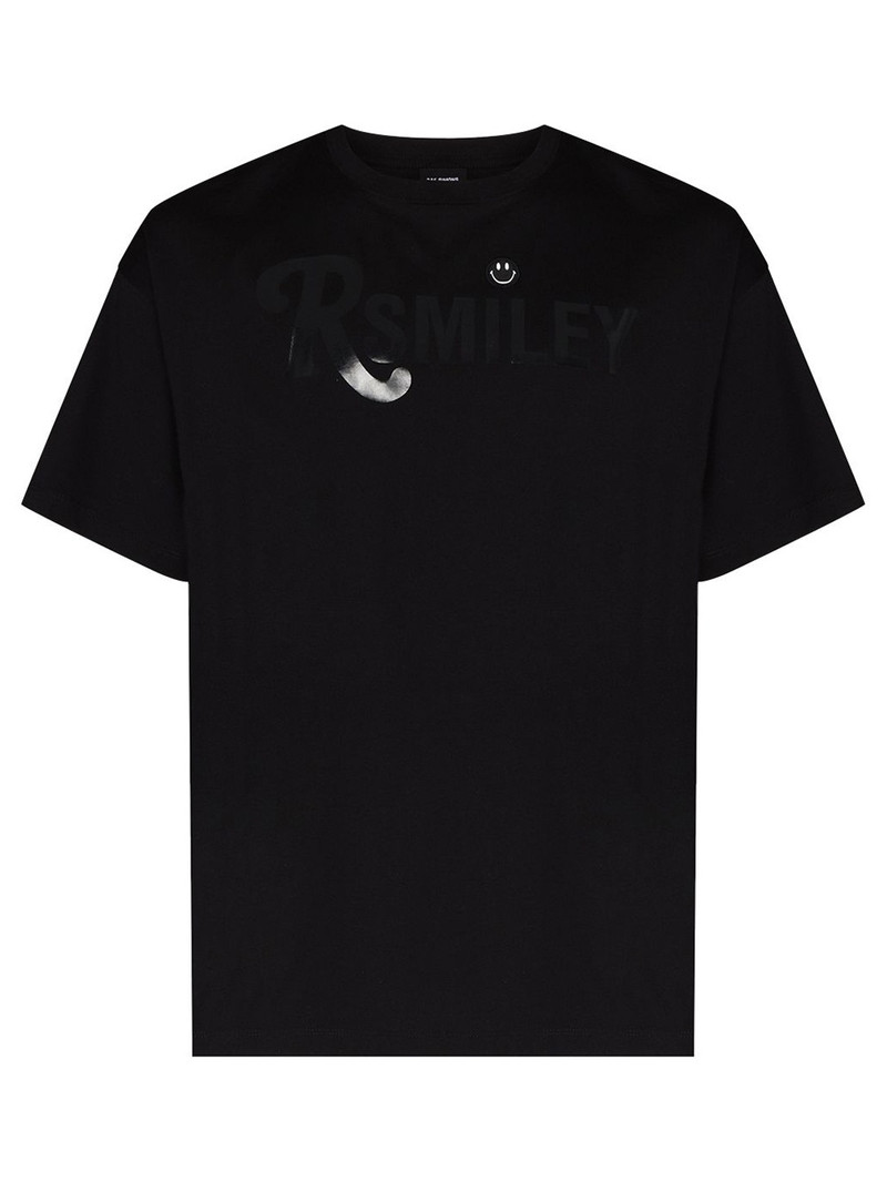 RS Smiley Print Big-Fit Tee Black - 1