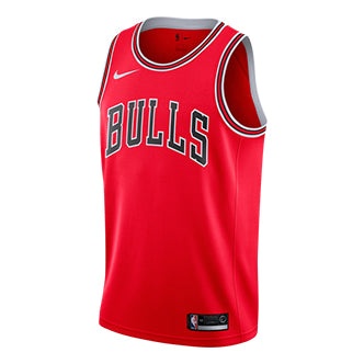 Nike Men Basketball Chicago Bulls Swingmen Jersey Road Kaos Olahraga Pria Red 903975-657 - 1