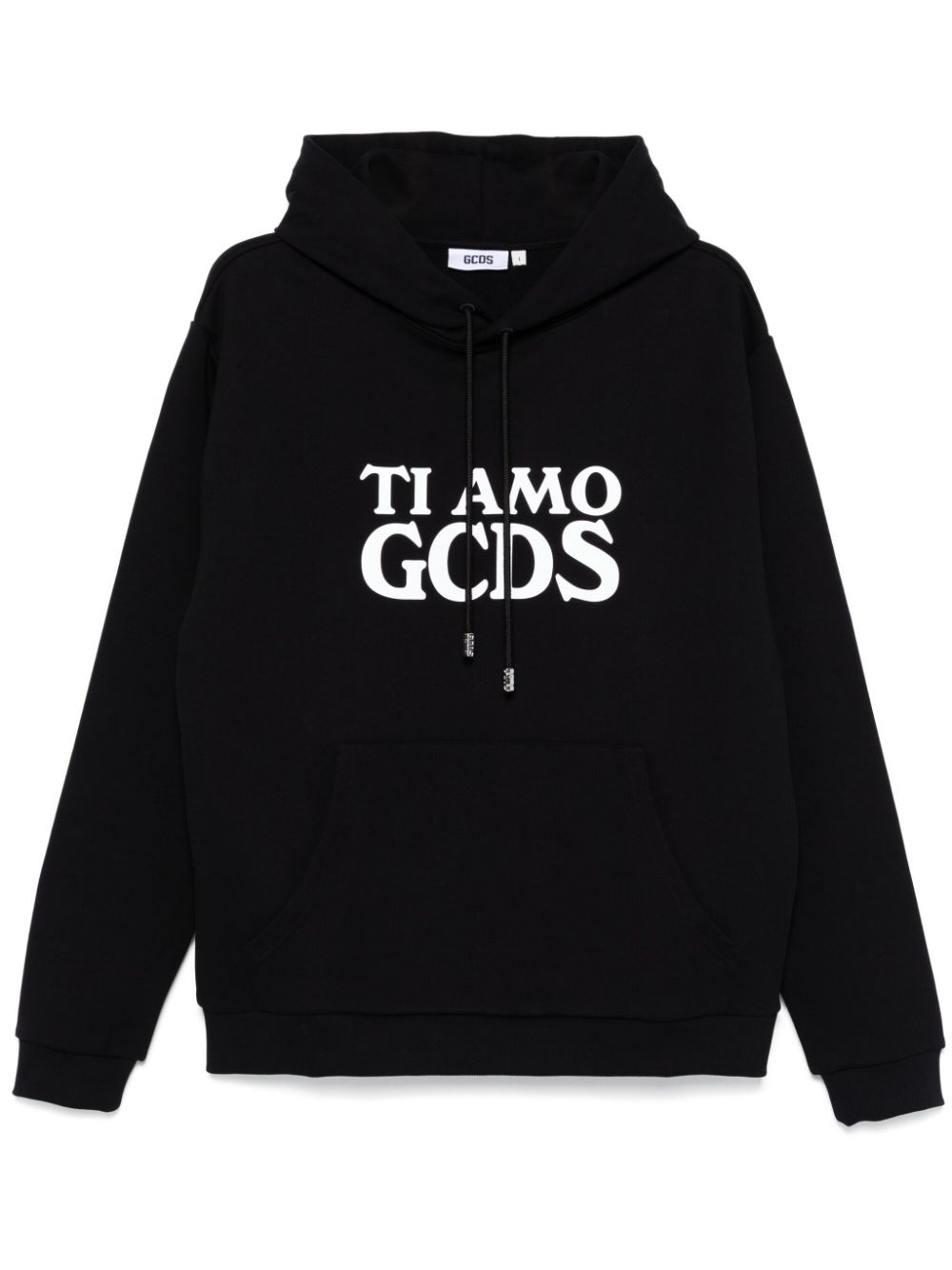 logo-print hoodie - 1