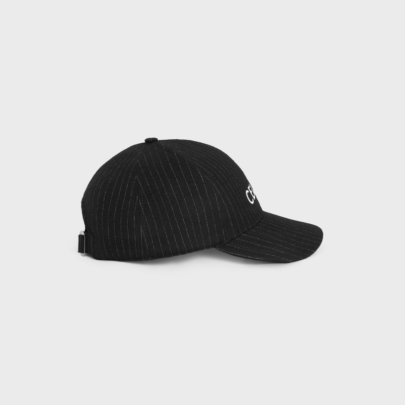 celine baseball cap in striped flannel 3