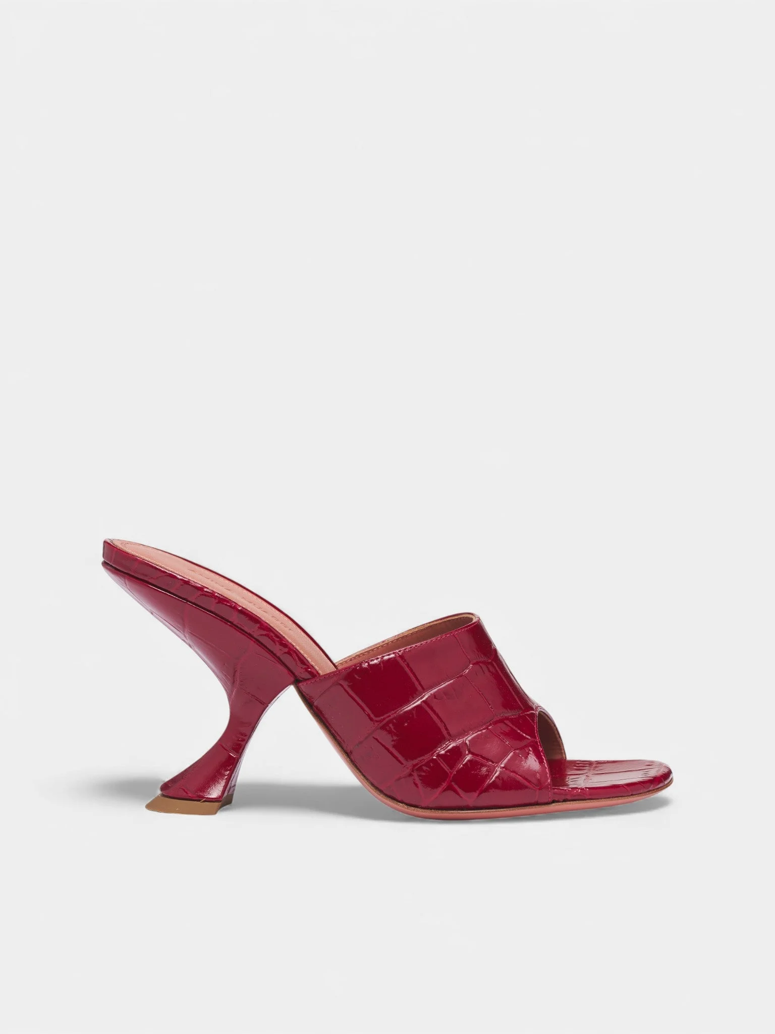 Croc-Embossed Leather Taylor Slippers - 1