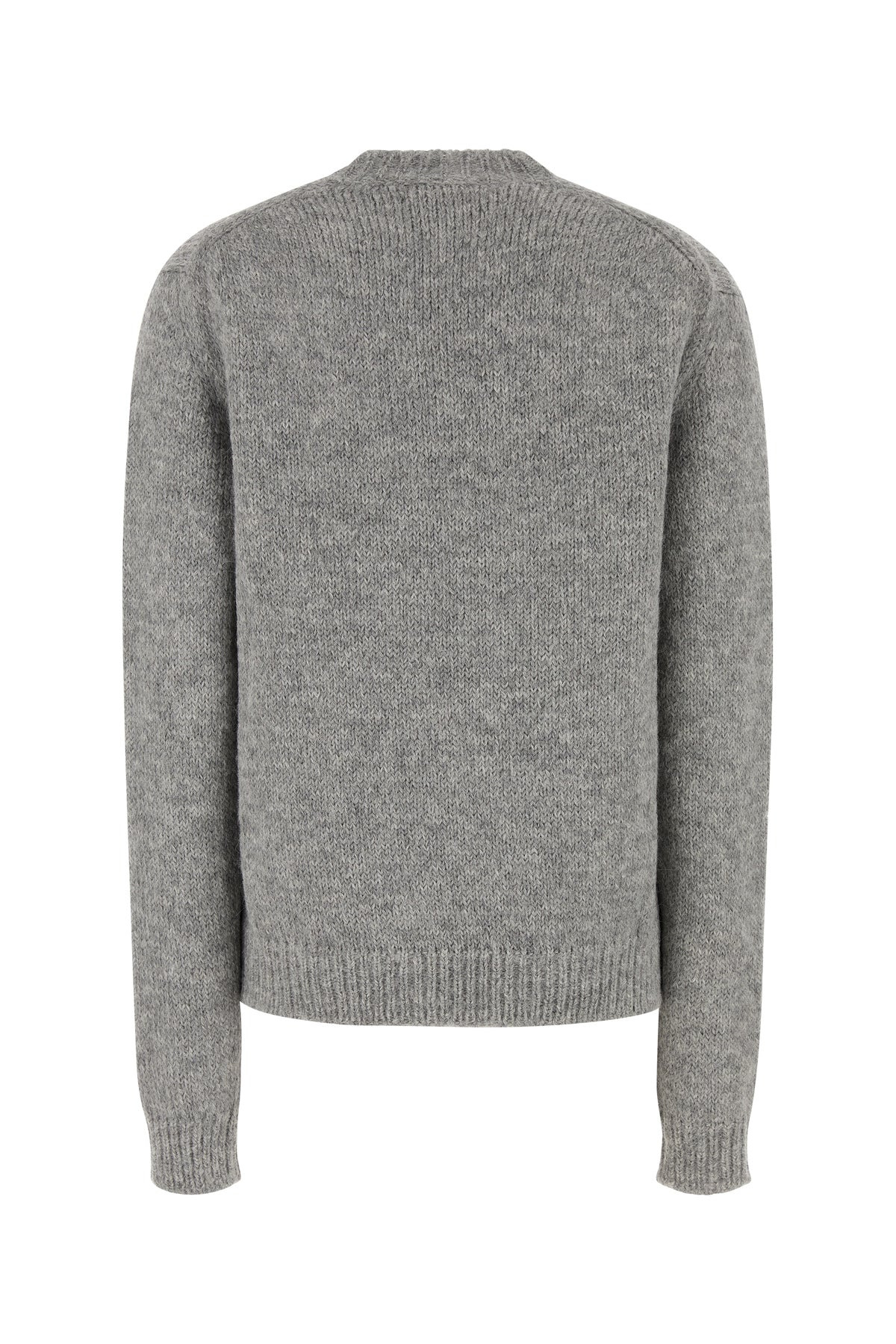 Grey alpaca blend oversize sweater - 2