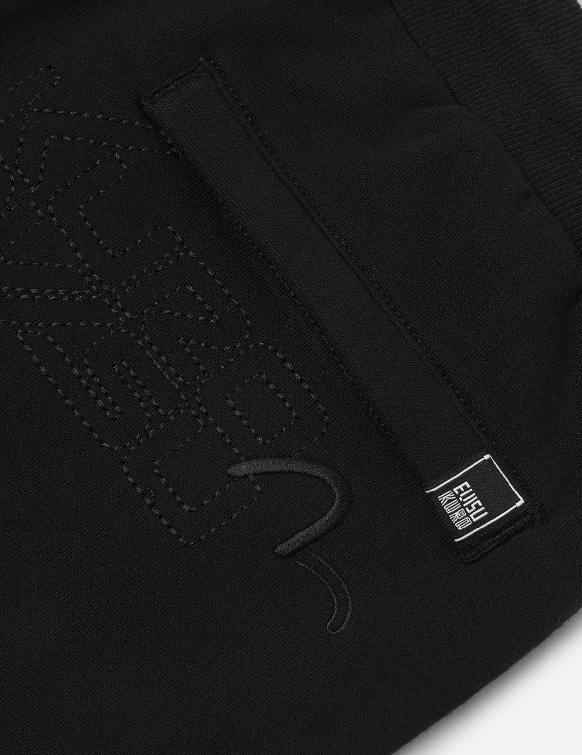Allover Logo Stitching Regular Fit Quilting Sweatpants - 7