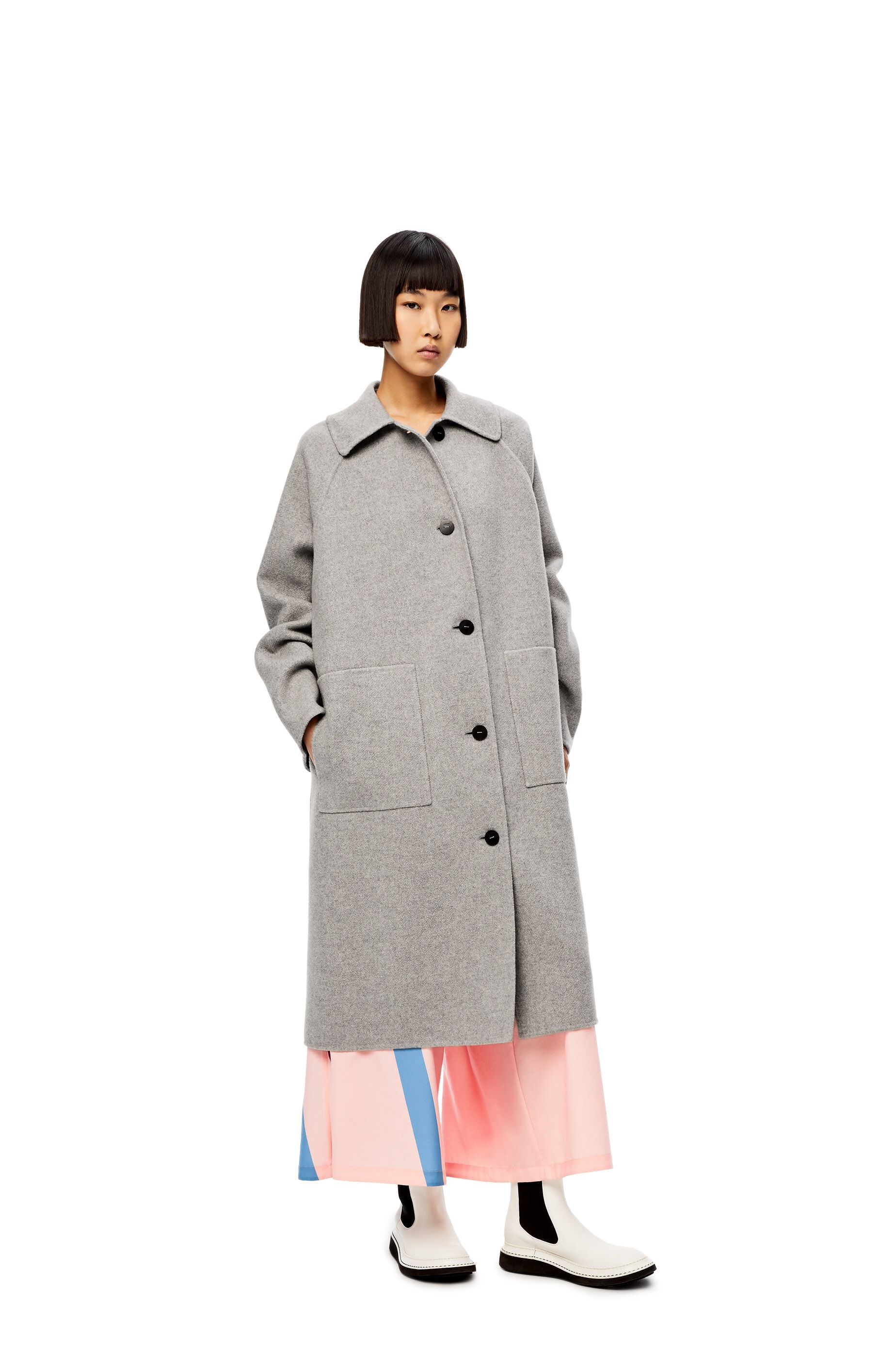 Coat in cashmere - 3