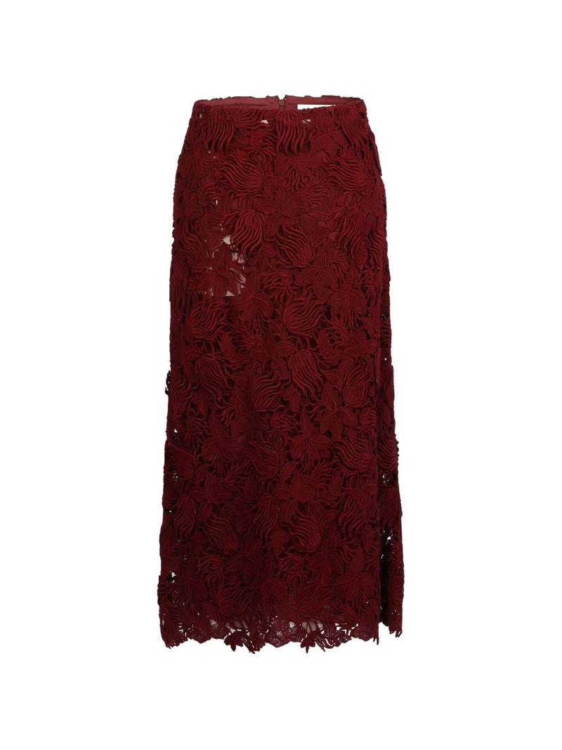 floral-lace midi skirt 1