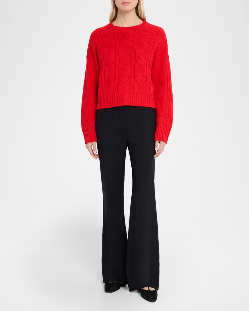 SABLYN Tristan Cable-Knit Cashmere Sweater outlook
