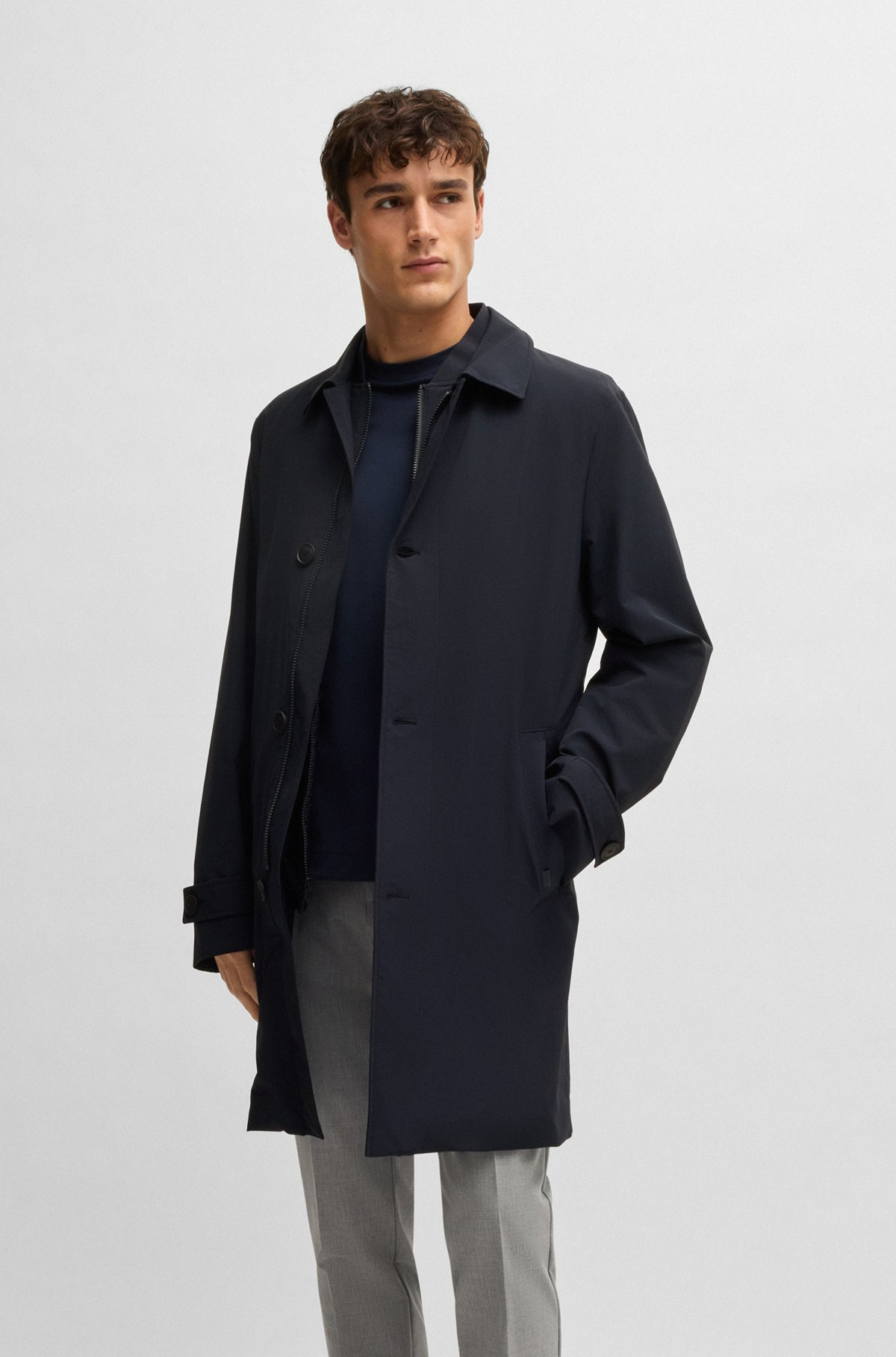 TRAVEL-FRIENDLY STRETCH-SOFTSHELL COAT WITH DETACHABLE INNER GILET - 2
