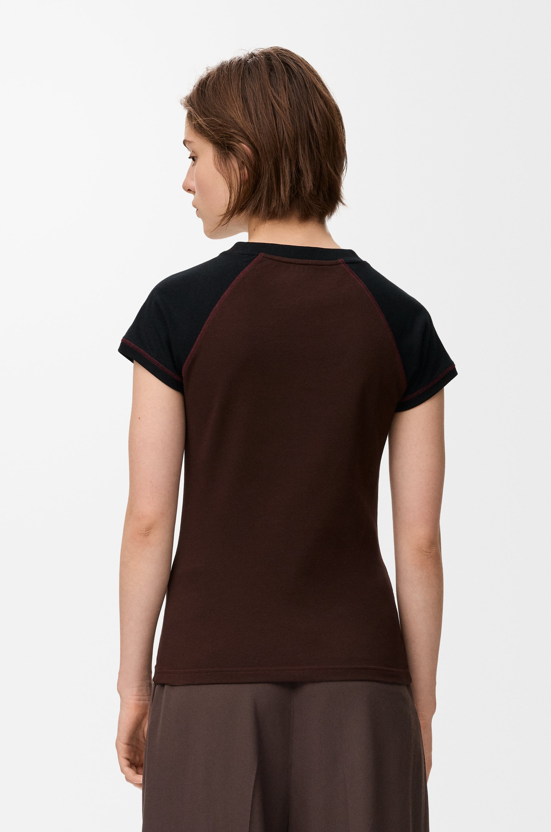 Small fit T-shirt in cotton blend - 4