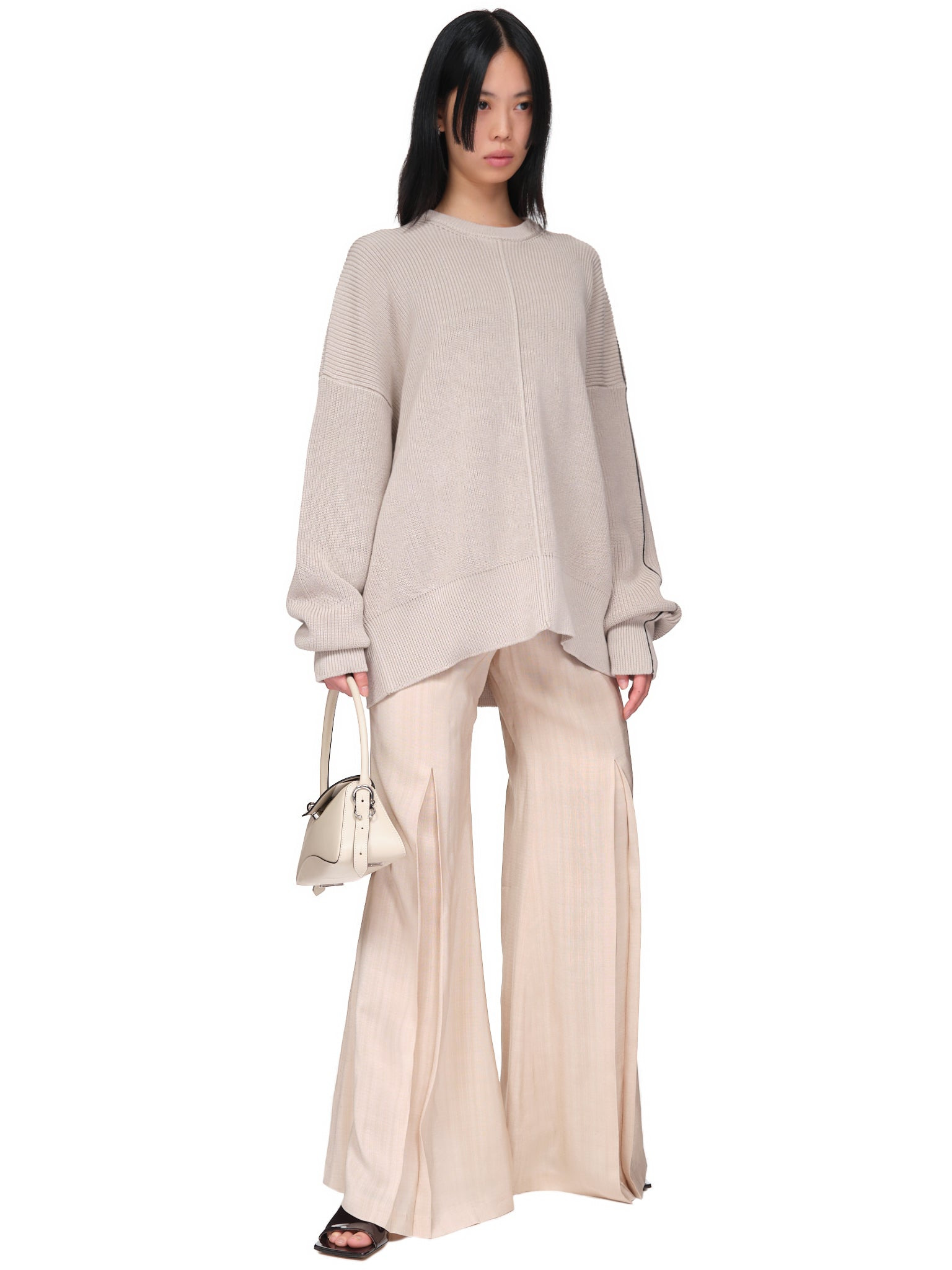 Cutout Crew Neck Sweater - 6