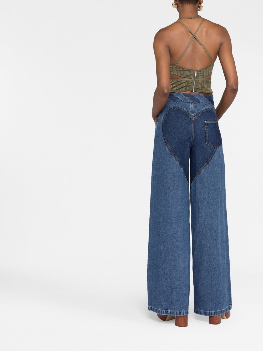 Wide Leg Slit jeans - 6