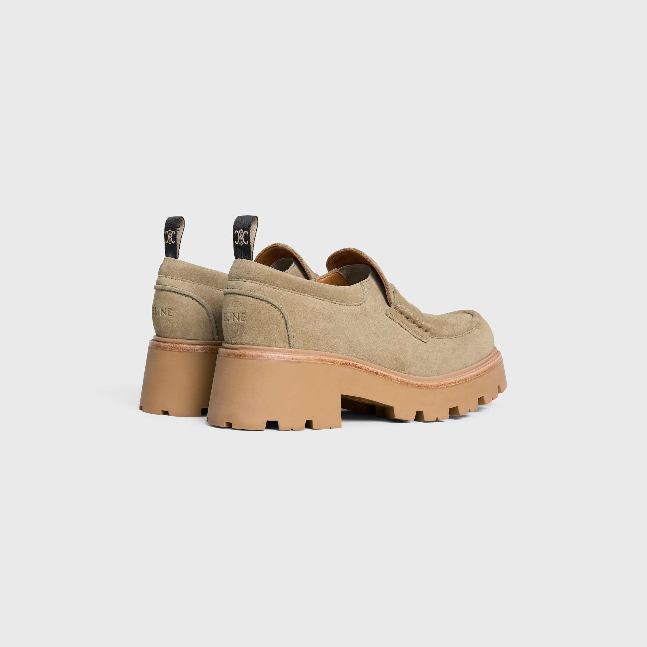 CELINE TRIOMPHE LOAFERS IN SUEDE CALFSKIN - 3