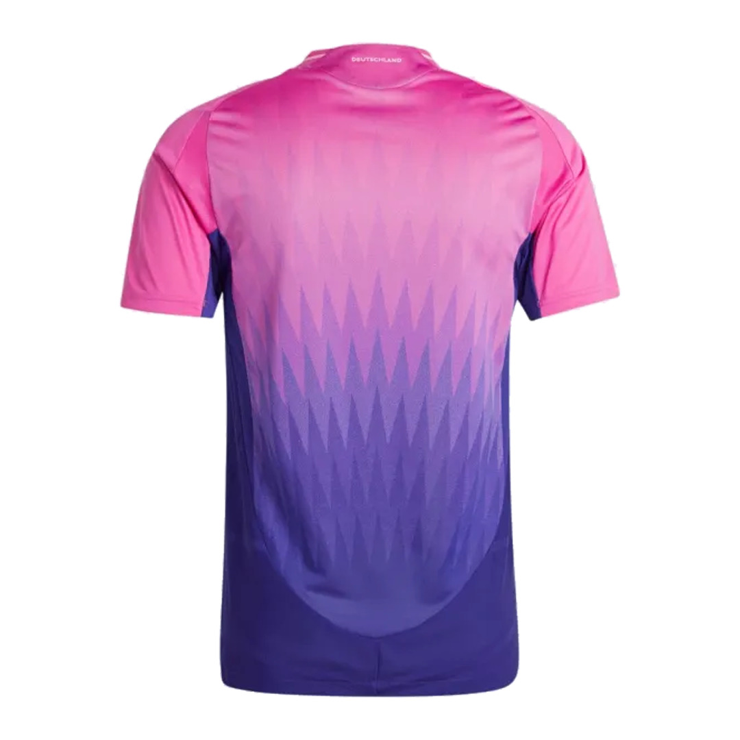 adidas Germany 24 Away Authentic Jersey Asia Sizing 'Lucid Fuchsia' IP8166 - 2