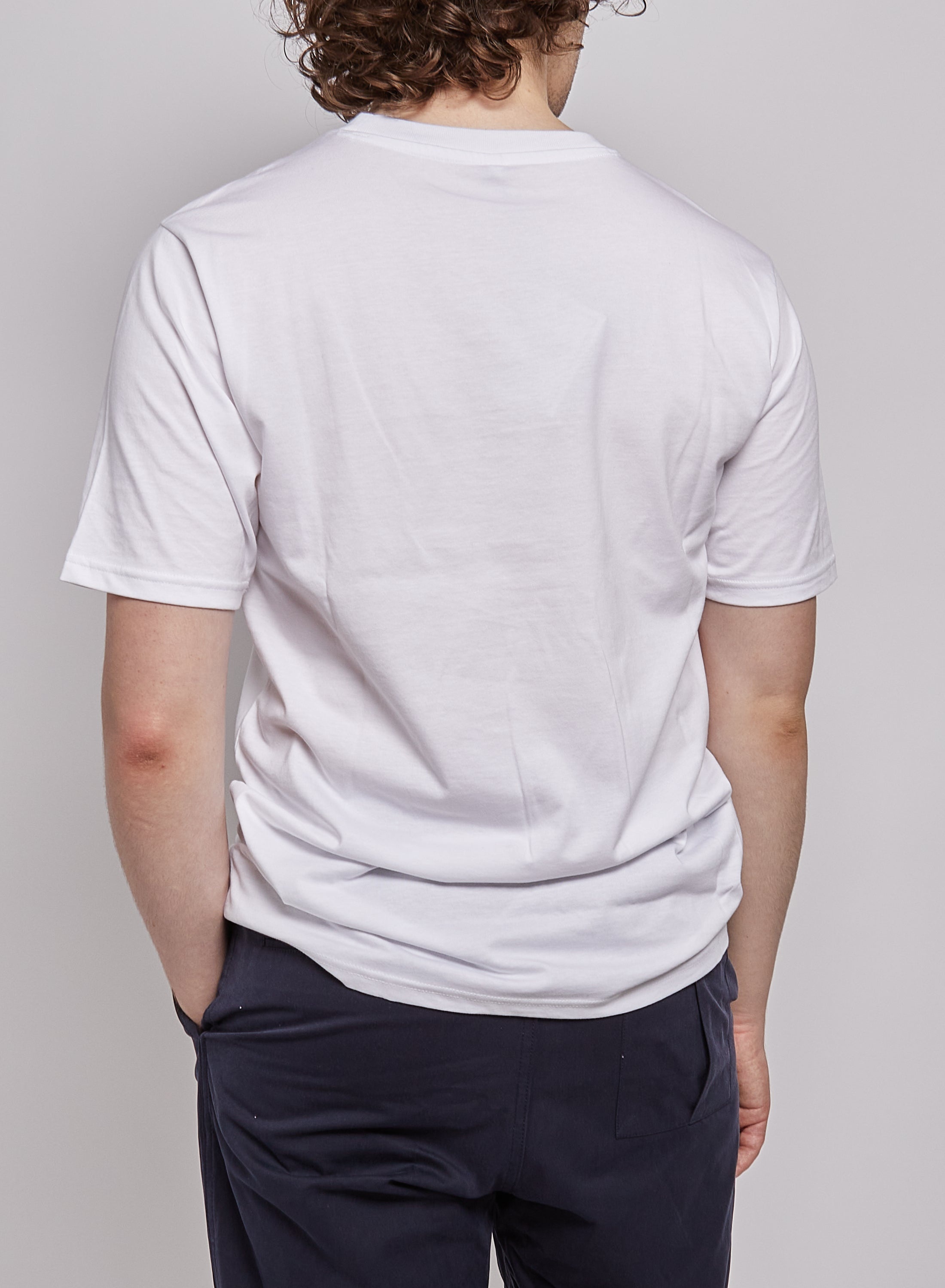Classic Relaxed Fit Tee in White - 4