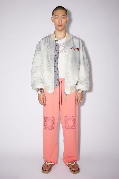 Acne Studios Satin bomber jacket - White outlook