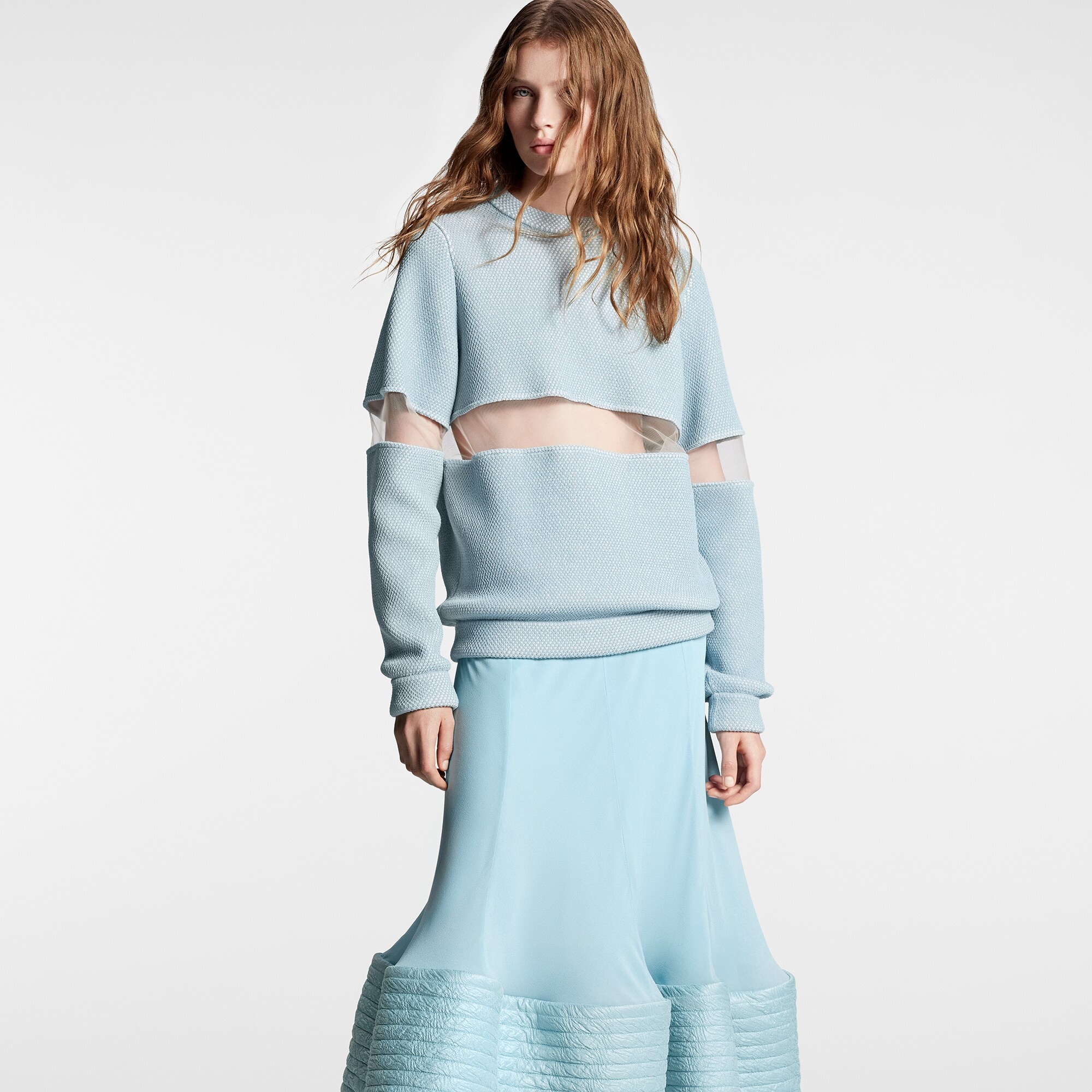 Mermaid Hem Midi Skirt - 5