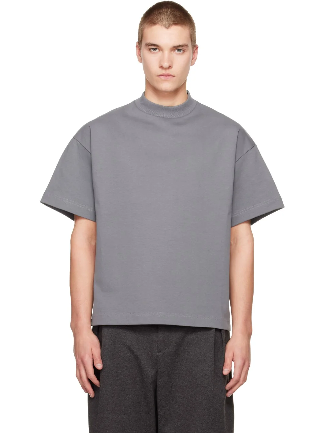 Gray Heavyweight Box T-shirt - 1