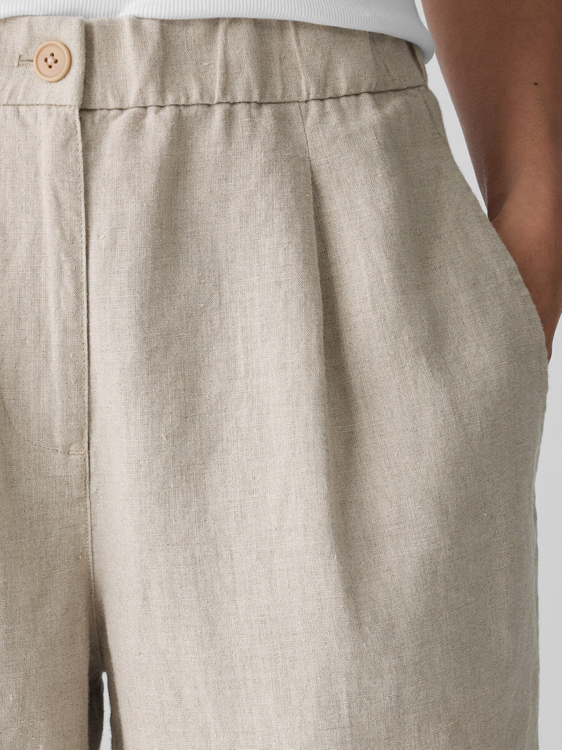 Organic Linen Shorts 5