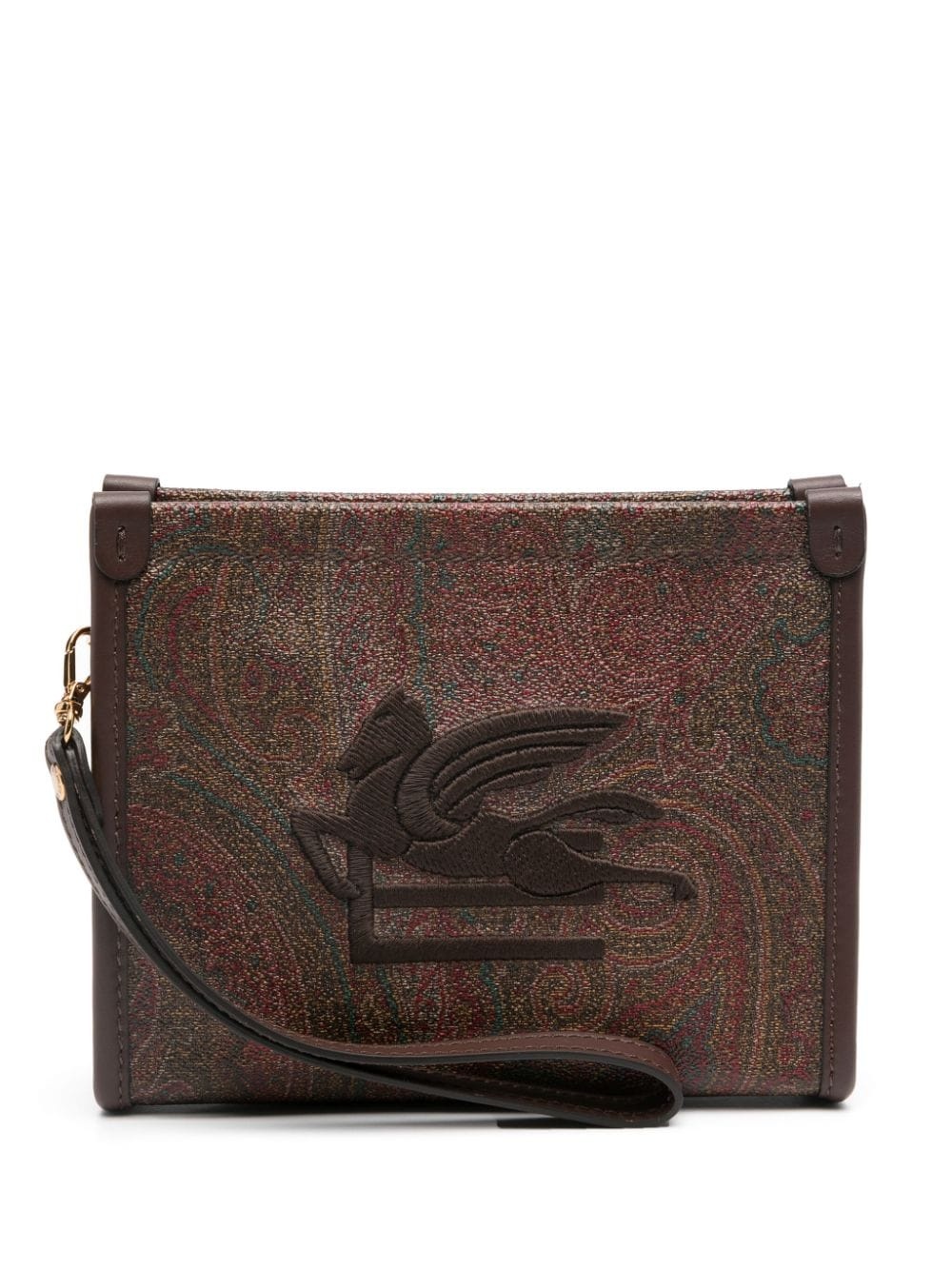 Pegaso-motif makeup bag - 1