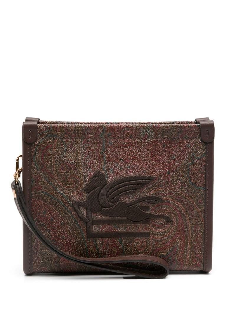 Pegaso-motif makeup bag 1