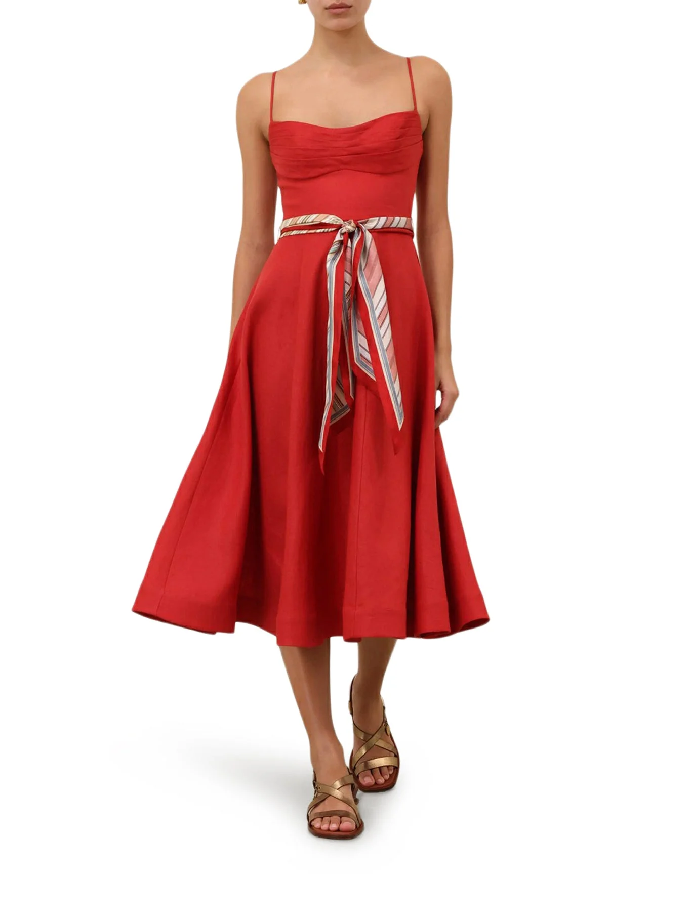 REBELLION TUCK MIDI DRESS - 1