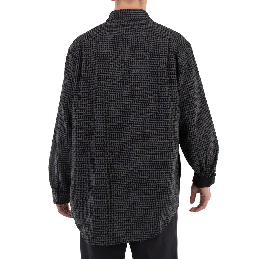 Nanushka Matize Long Sleeve Houndstooth Shirt - 5