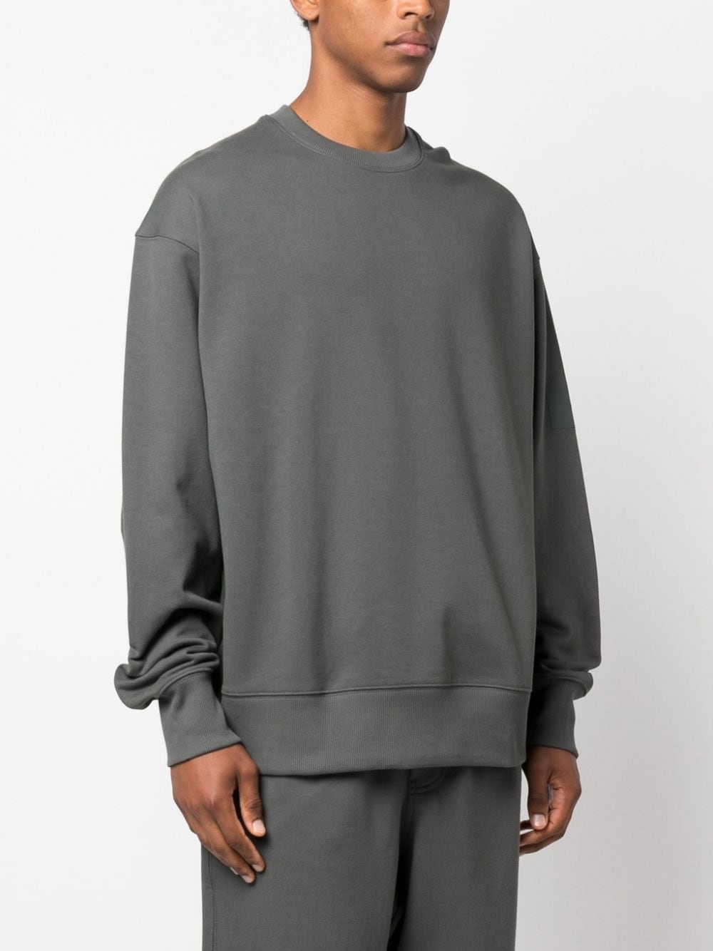 logo-print organic-cotton sweatshirt - 3
