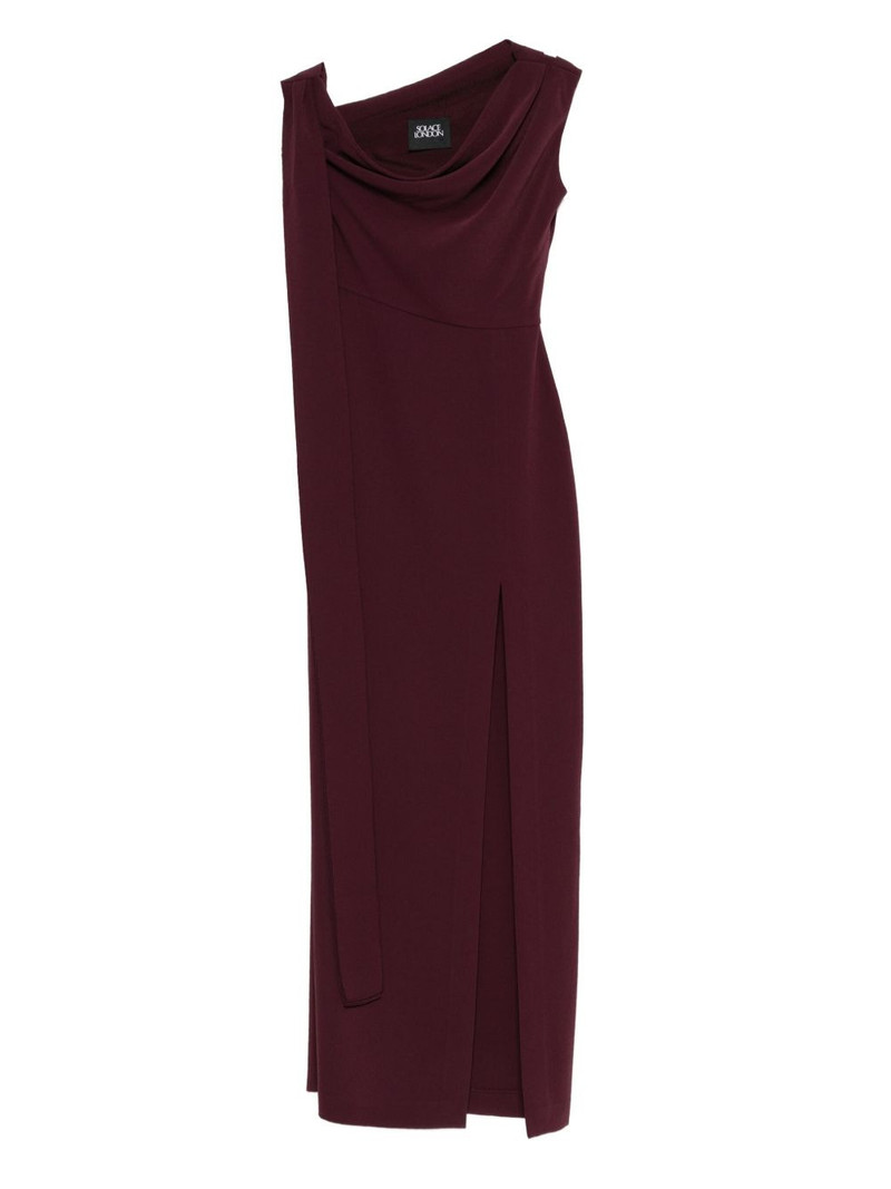 Irina cowl-neck maxi dress 1