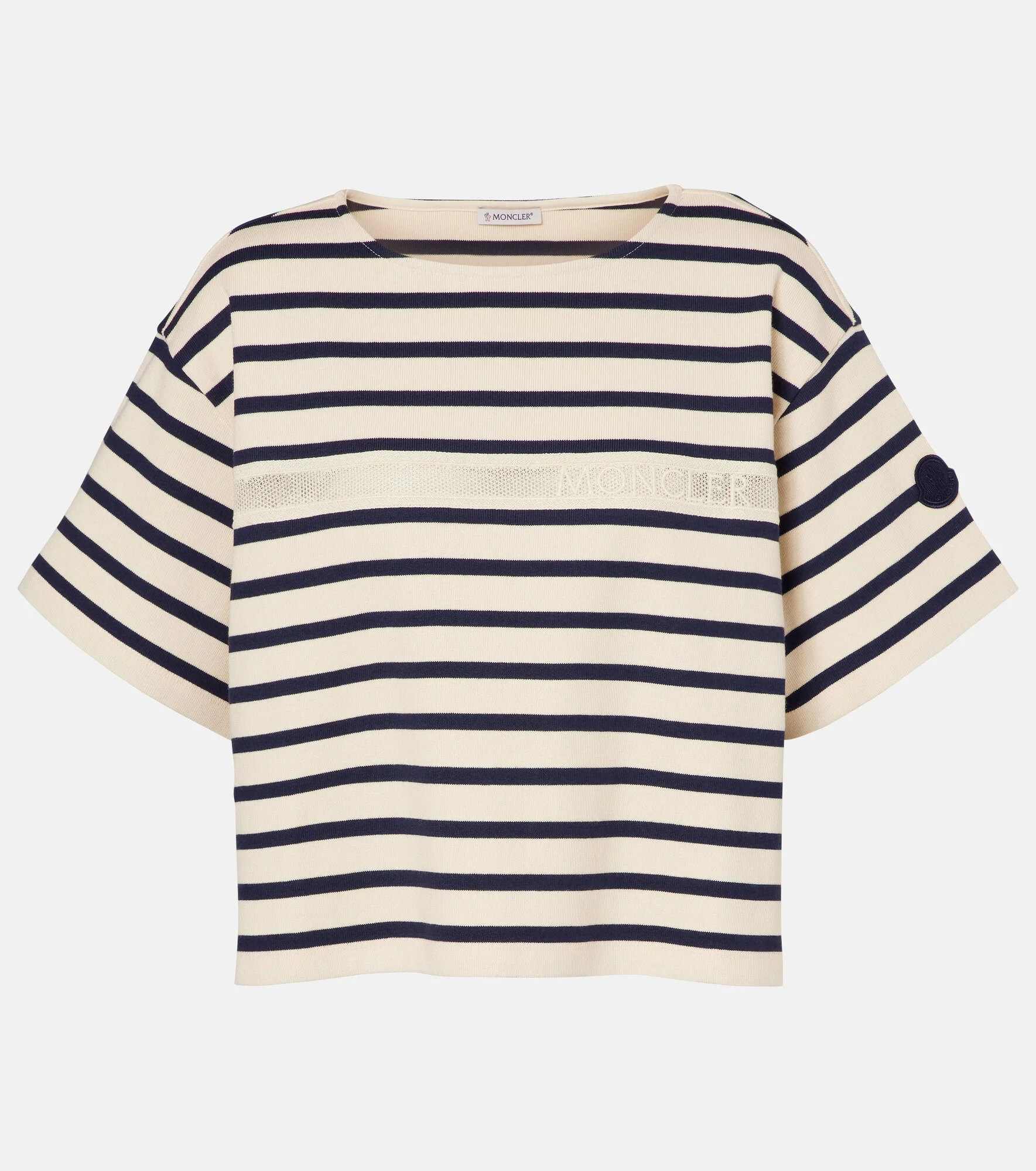 Striped cotton jersey T-shirt - 1