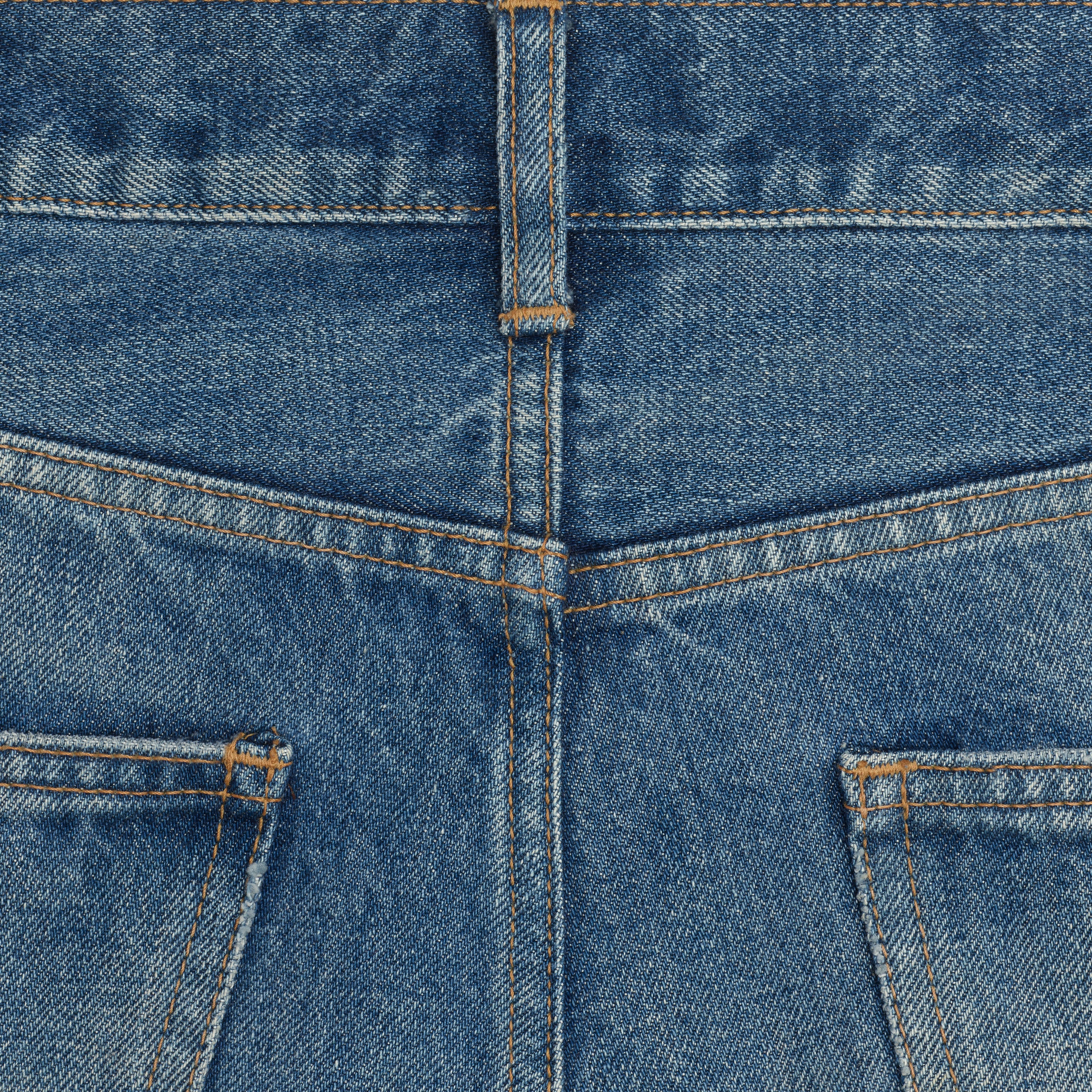 FLARED JEANS IN UNION WASH DENIM TWILL - 3