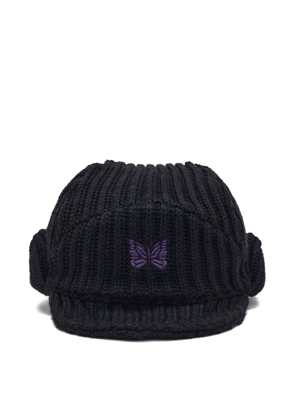 ribbed butterfly beret - 1