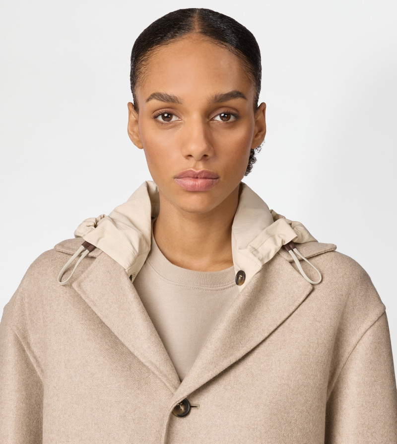 JACKET IN DOUBLE CASHMERE - BEIGE 6